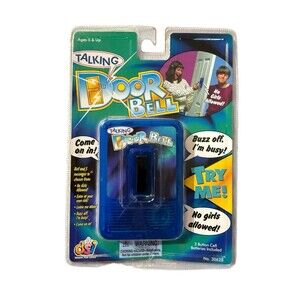 Vintage DSI Talking Door Bell 1998 Brand New Blue Rare